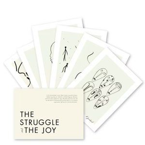 New Paper Culture Limited Edition Struggle & the Joy Stationary 24 Postcard Set